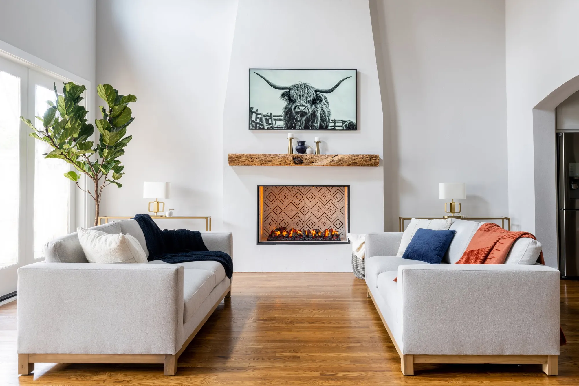 Charm and Elegance Unleashed: A Stunning Living Room Renovation in Terrell Hills