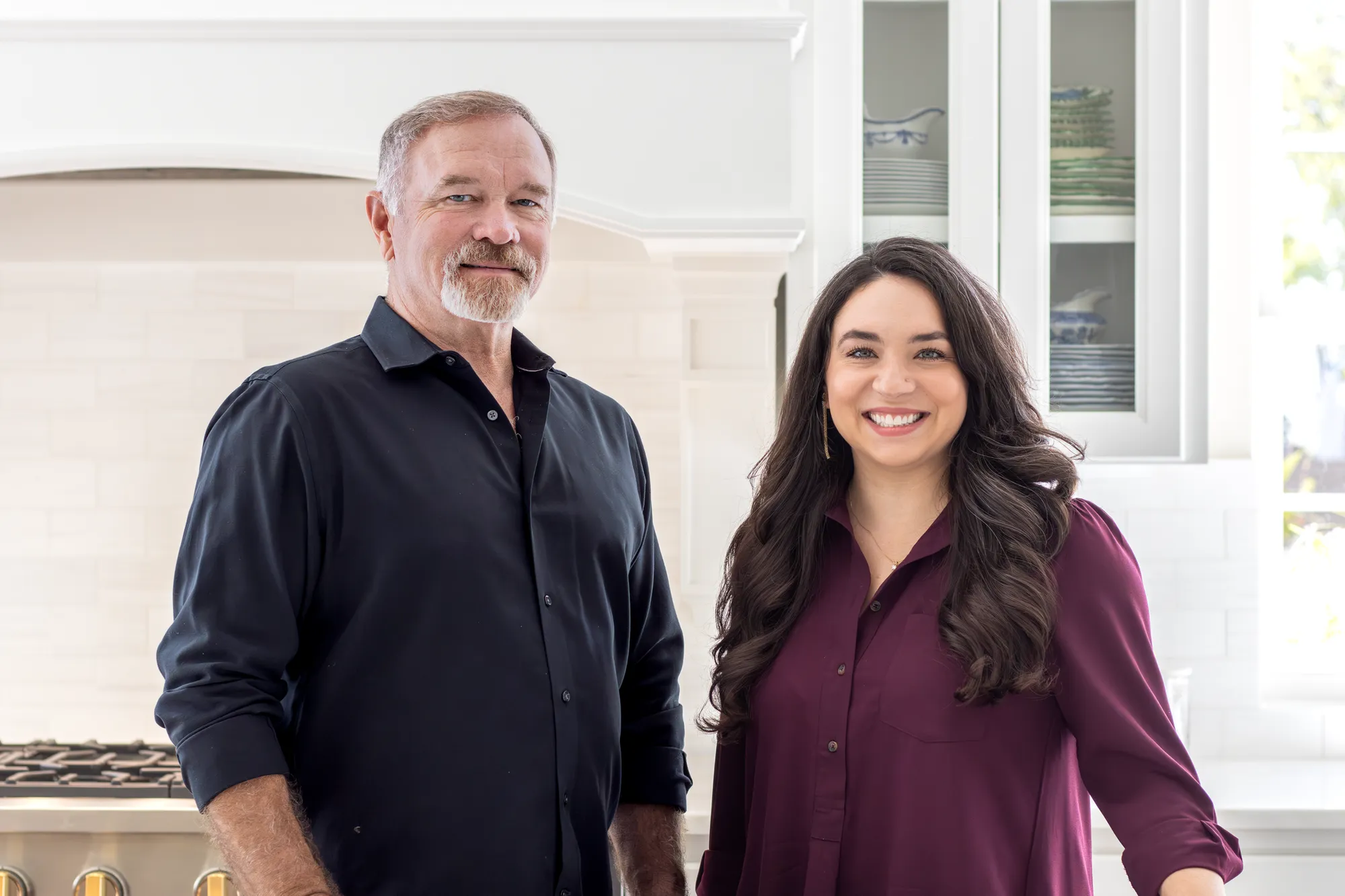 KM BUILDERS leadership in a remodeled kitchen