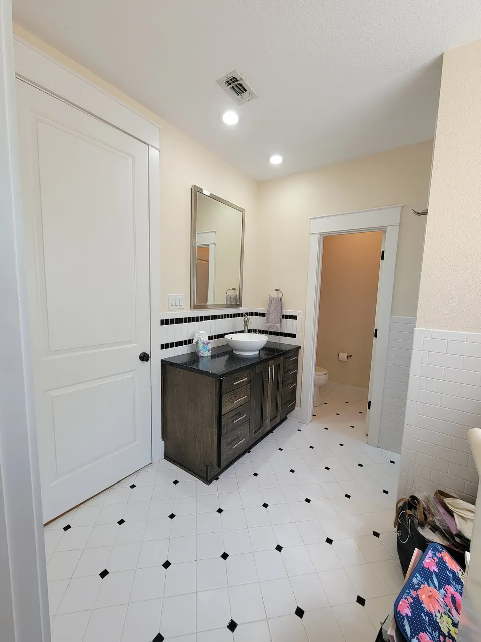 Bathroom before the remodel